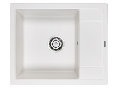 Кухонная мойка Paulmark FLUGEN 50-600 PM216050-WH 60х50 цвет белый